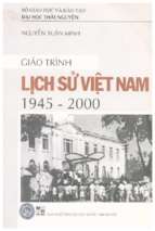 Giáo trình Lịch sử Việt nam 1945-2000 Nguyễn Xuân Minh