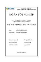 Tạo phân bón lá từ phụ phế phẩm cá tra và vỏ dứa