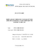 Thiết lập quy trình phá vách bào tử nấm linh chi ganoderma lucidum kết hợp với enzyme và siêu âm (2)