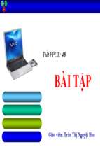 Bài giảng tin học lớp 11 tiết 48 bài tập.ppt