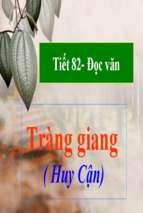 Bài giảng điện tử ngữ văn 11   tràng giang.ppt