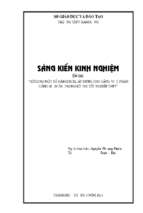 Skkn sử dụng một số hàm excel áp dụng cho công việc phân công giám thị trong kỳ thi tốt nghiệp thpt