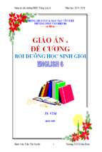 giáo án bồi dưỡng học sinh giỏi tiếng anh 6