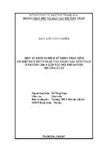 Một số kinh nghiệm sử dụng phần mềm geometer’s sketchpad vào giảng dạy môn toán ở trường thcs dân tộc nội trú huyện thường xuân