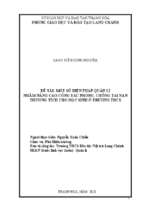 Một số giải pháp quản lí, chỉ đạo ôn thi học sinh giỏi nhằm nâng cao chất lượng đội tuyển học sinh giỏi văn hóa lớp 9 trường trung