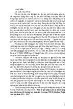 Một số giải pháp quản lý nhằm nâng cao chất lượng bồi dưỡng học sinh giỏi ở trường thcs dân lực giai đoạn 2015   2019