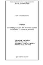 Chuyên đề quang hình học bồi dưỡng học sinh giỏi môn vật lý bậc thcs