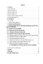 Một số giải pháp nâng cao chất lượng dạy và học bậc thcs, thành phố thanh hóa trong giai đoạn hiện na