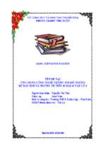 ứng dụng công nghệ thông tin mô phỏng sự bay hơi và ngưng tụ tiết 30 bài 26 vật lý 6