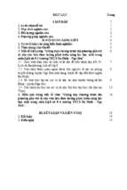 Giảng dạy chương trình địa phương gắn với di sản văn hóa theo hướng phát triển năng lực học sinh trong môn lịch sử 8 ở trường thcs ba đình   nga sơn