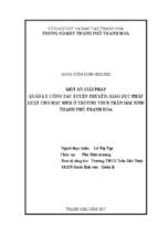 Một số giải pháp quản lý công tác tuyên truyền, giáo dục pháp luật cho học sinh ở trường thcs trần mai ninh   thành phố thanh hóa11