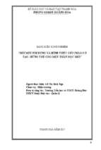 đổi mới nội dung và hình thức giờ chào cờ, tạo hứng thú cho một tuần mới