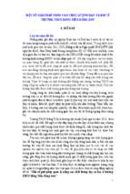 Một số giải pháp nâng cao chất lượng dạy và học ở trường thcs đông tiến đông sơn