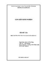 Hiệu trưởng với công tác xã hội hóa giáo dục