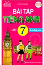 Bài tập tiếng anh lớp 7 thí điểm có đáp án  bùi văn vinh (có thể copy)