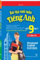 Bài tập cuối tuần tiếng anh 9 tập 2 thí điểm đại lợi (có thể copy)