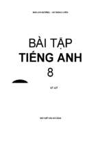 Bài tập tiếng anh 8 thí điểm tập 1 mai lan hương (có thể copy)