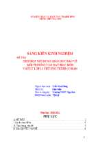 Skkn tích hợp nội dung giáo dục bảo vệ môi trường vào dạy học môn vật lý lớp 12 chương trình cơ bản