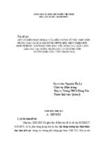 skkn MỘT SỐ BIỆN PHÁP CHỈ ĐẠO CỦA HIỆU TRƯỞNG VỀ VIỆC THỰC HIỆN PHONG TRÀO THI ĐUA XÂY DỰNG TRƯỜNG HỌC THÂN THIỆN HỌC SINH TÍCH CỰC GÓP PHẦN THÚC ĐẨY VIỆC NÂNG CAO CHẤT LƯỢNG GIÁO DỤC TẠI TRƯỜNG TRUNG HỌC CƠ SỞ ĐÔNG YÊN, HUYỆN ĐÔNG SƠN , TỈNH THANH HOÁ