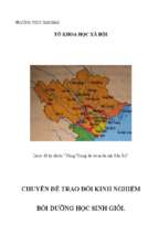 Kinh nghiệm bồi dưỡng học sinh giỏi môn địa lí 9   một số dạng bài khó địa lí kinh tế