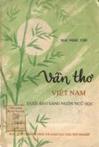 Vần thơ Việt nam Dưới ánh sáng ngôn ngữ học Mai Ngọc Chừ