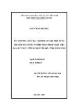 Bồi thường, hỗ trợ, tái định cư khi nhà nước thu hồi đất nông nghiệp theo pháp luật việt nam từ thực tiễn huyện yên mô, tỉnh ninh bình