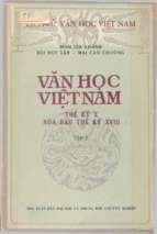 Văn học Việt Nam Thế kỷ X nửa đầu thế kỷ XVIII