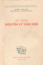 Sơ thảo Nguyên lý văn học Nguyễn Lương Ngọc