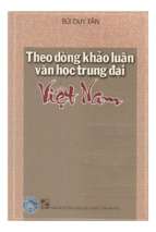 Theo dòng khảo luận văn học Trung đại Việt nam