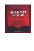 Từ điển nhân vật lịch sử Việt nam Đinh Xuân Lâm