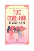 Tục cưới hỏi ở Việt nam