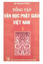 Tổng tập Văn học Phật giáo Việt nam Tập 2 Lê Mạnh Thát