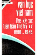 Văn học Việt nam thế kỷ tiền bán thế kỷ XX 1800-1945