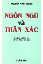 Ngôn ngữ và thân xác Nguyễn Văn Trung
