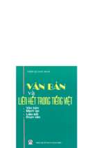 Văn học và liên kết trong Tiếng Việt