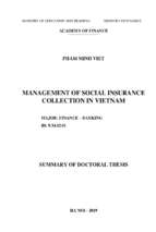 Quản lý thu bảo hiểm xã hội ở việt nam tt tiếng anh