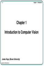 Bài giảng introduction to computer vision