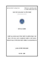 Chế tạo, khảo sát tính chất và hình thái cấu trúc của vật liệu compozit trên cơ sở nhựa epoxy gia cường sợi thủy tinh e và nanosilica