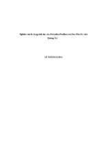 Nghiên cứu đa dạng sinh học của hải miên (porifera) tại đảo cồn cỏ, tỉnh quảng trị