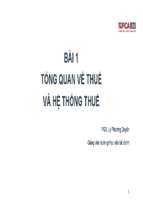 Bài giảng tổng quan về thuế   ôn thi công chức thuế 2020