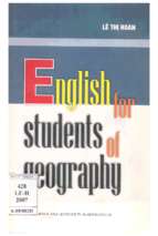 English for students of geography