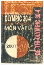 Tuyển tập đề thi olympic 30 4   lần thứ vii   năm 2001 môn vật lí