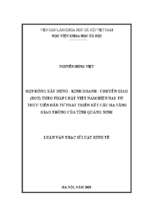 Hợp đồng xây dựng kinh doanh chuyển giao (bot) theo pháp luật việt nam hiện nay từ thực tiễn đầu tư phát triển kết cấu hạ tầng giao thông của tỉnh quảng ninh