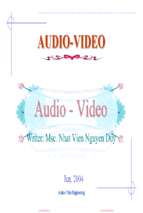giáo trình audio video
