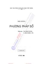 Bài Giảng Phương Pháp Số