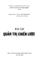 Bài tập quản trị chiến lược