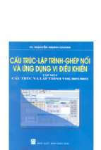 Cấu Trúc, Lập Trình, Ghép Nối Và Ứng Dụng Vi Điều Khiển 1