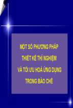 Toi uu hoa trong nghien cuu bao che