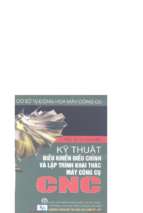 Kỹ Thuật Điều Khiển, Điều Chỉnh và Lập Trình Khai Thác Máy Công Cụ CNC