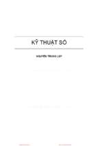 Kỹ Thuật Số - Nguyễn Trung Lập